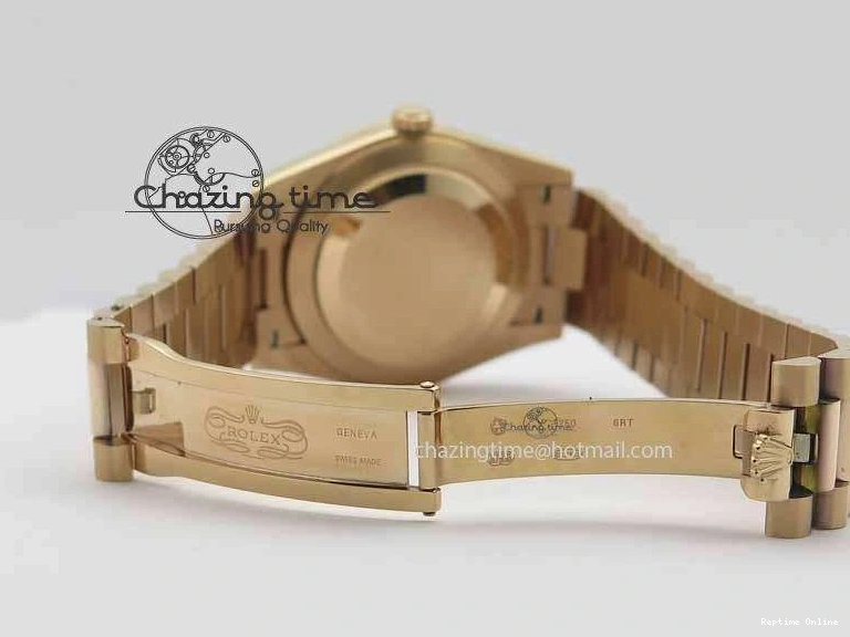 1219 Day Date 40mm RG BP Maker Best Edition Brown Dial Diamond Markers On RG Bracelet A ZeroBulk 3689